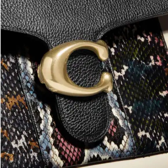 Coach Handbags - ❤️SOLD❤️ Coach Tabby Top Handle In Colorblock Snakeskin